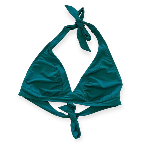 Athleta Other - Athleta • Turquoise Shirrendipity Halter Bikini Top • Size M